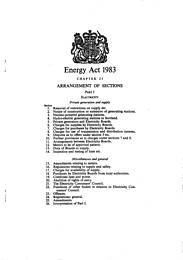 Energy Act 1983