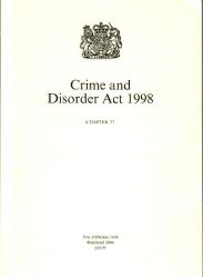 Crime and Disorder Act 1998