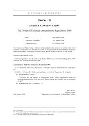 Boiler (Efficiency) (Amendment) Regulations 2006