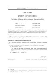 Boiler (Efficiency) (Amendment) Regulations 2006