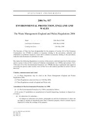 Waste Management (England and Wales) Regulations 2006