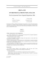 Environmental Noise (England) Regulations 2006