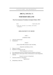 Environment (Northern Ireland) Order 2002 (N.I.7)
