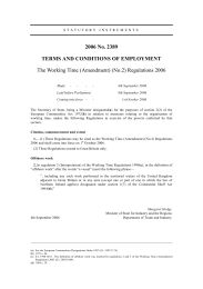 Working Time (Amendment) (No. 2) Regulations 2006