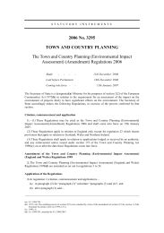 Town and Country Planning (Environmental Impact Assessment) (Amendment) Regulations 2006