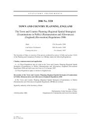 Town and Country Planning (Regional Spatial Strategies) (Examinations in Public) (Remuneration and Allowances) (England) (Revocation) Regulations 2006
