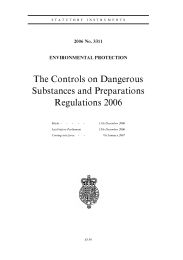 Controls on Dangerous Substances and Preparations Regulations 2006 (Correction slip issued February 2007)