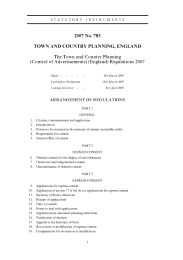 Town and Country Planning (Control of Advertisements) (England) Regulations 2007