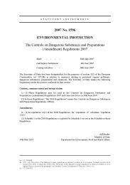 Controls on Dangerous Substances and Preparations (Amendment) Regulations 2007