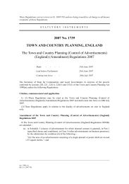 Town and Country Planning (Control of Advertisements) (England) (Amendment) Regulations 2007