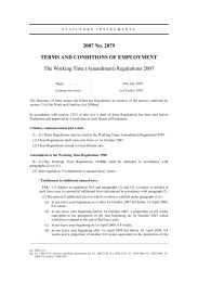 Working Time (Amendment) Regulations 2007