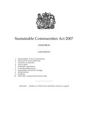 Sustainable Communities Act 2007