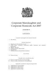 Corporate Manslaughter and Corporate Homicide Act 2007