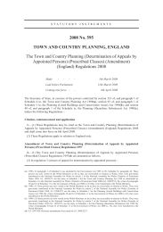 Town and Country Planning (Determination of Appeals by Appointed Persons) (Prescribed Classes) (Amendment) (England) Regulations 2008
