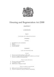 Housing and Regeneration Act 2008