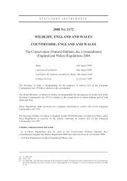 Conservation (Natural Habitats, etc.) (Amendment) (England and Wales) Regulations 2008