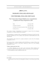 Conservation (Natural Habitats, etc.) (Amendment) (England and Wales) Regulations 2008