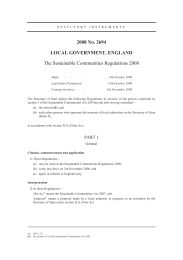 Sustainable Communities Regulations 2008