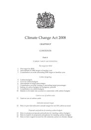 Climate Change Act 2008