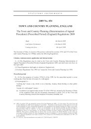 Town and Country Planning (Determination of Appeal Procedure) (Prescribed Period) (England) Regulations 2009