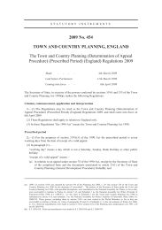 Town and Country Planning (Determination of Appeal Procedure) (Prescribed Period) (England) Regulations 2009