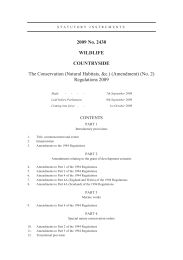 Conservation (Natural Habitats, etc.) (Amendment) (No.2) Regulations 2009