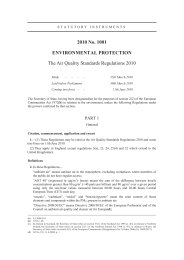 Air Quality Standards Regulations 2010