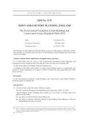 Ecclesiastical Exemption (Listed Buildings and Conservation Areas) (England) Order 2010