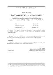 Ecclesiastical Exemption (Listed Buildings and Conservation Areas) (England) (Amendment) Order 2010
