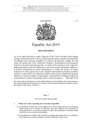 Equality Act 2010