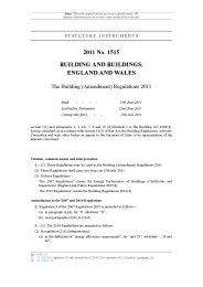 Building (Amendment) Regulations 2011