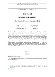 Control of Asbestos Regulations 2012