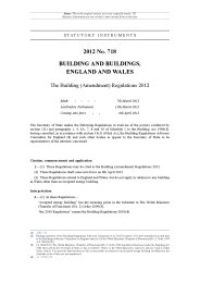 Building (Amendment) Regulations 2012