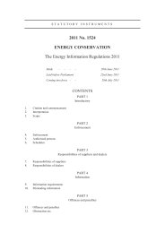 Energy Information Regulations 2011