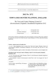 Town and Country Planning (Control of Advertisements) (England) (Amendment) Regulations 2012