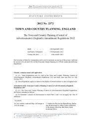 Town and Country Planning (Control of Advertisements) (England) (Amendment) Regulations 2012