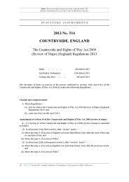 Countryside and Rights of Way Act 2000 (Review of Maps) (England) Regulations 2013