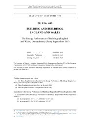 Energy Performance of Buildings (England and Wales) (Amendment) (Fees) Regulations 2013