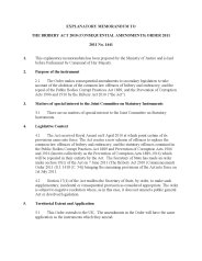 Explanatory Memorandum To The Bribery Act 2010 (Consequential ...