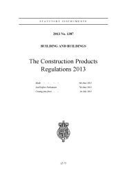 Construction Products Regulations 2013