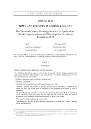 Town and Country Planning (Section 62A Applications) (Written Representations and Miscellaneous Provisions) Regulations 2013