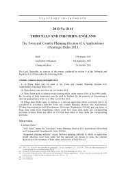 Town and Country Planning (Section 62A Applications) (Hearings) Rules 2013