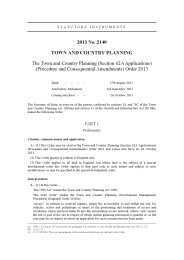 Town and Country Planning (Section 62A Applications) (Procedure and Consequential Amendments) Order 2013