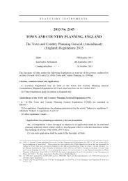 Town and Country Planning General (Amendment) (England) Regulations 2013