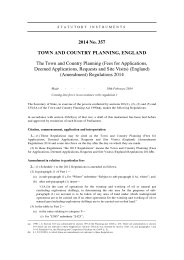 Town and Country Planning (Fees for Applications, Deemed Applications, Requests and Site Visits) (England) (Amendment) Regulations 2014