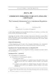 Community Infrastructure Levy (Amendment) Regulations 2014