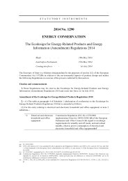 Ecodesign for Energy-Related Products and Energy Information (Amendment) Regulations 2014
