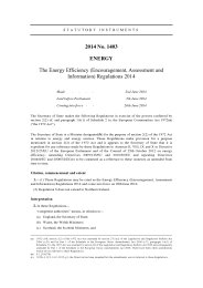 Energy Efficiency (Encouragement, Assessment and Information) Regulations 2014