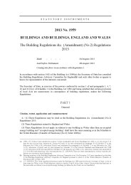Building Regulations etc. (Amendment) (No. 2) Regulations 2013 (Includes correction slip dated December 2014)