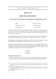 Construction (Design and Management) Regulations 2015